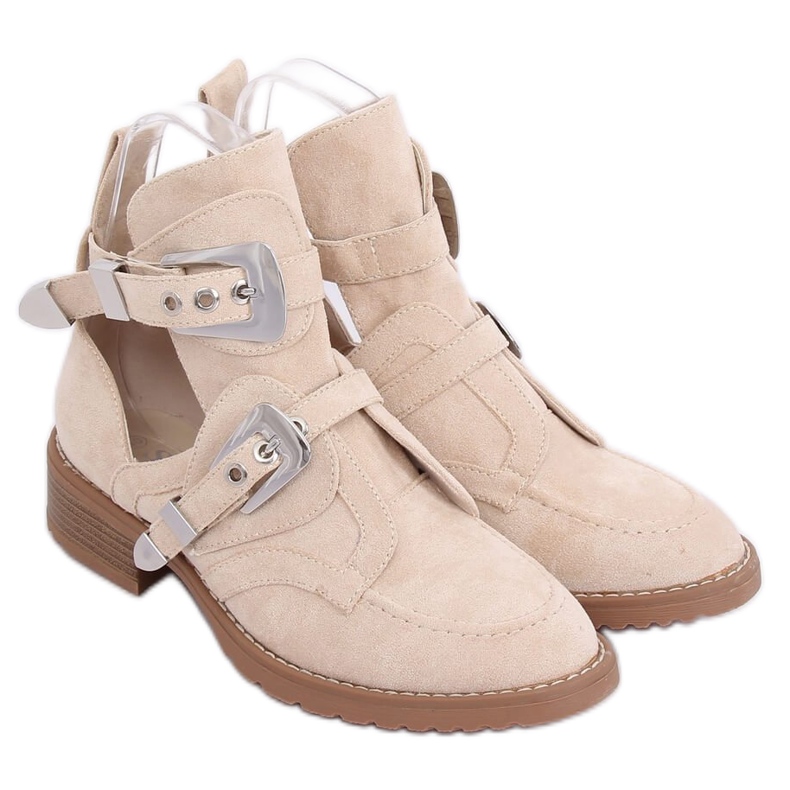 Leikkaa beige saappaat ZE01P Beige
