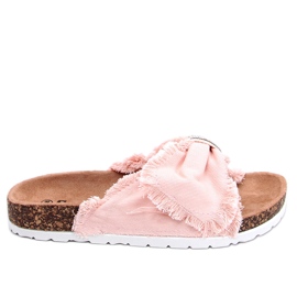 Canvas -tossut korkin vaaleanpunaisella BG60P vaaleanpunaisella vaaleanpunainen