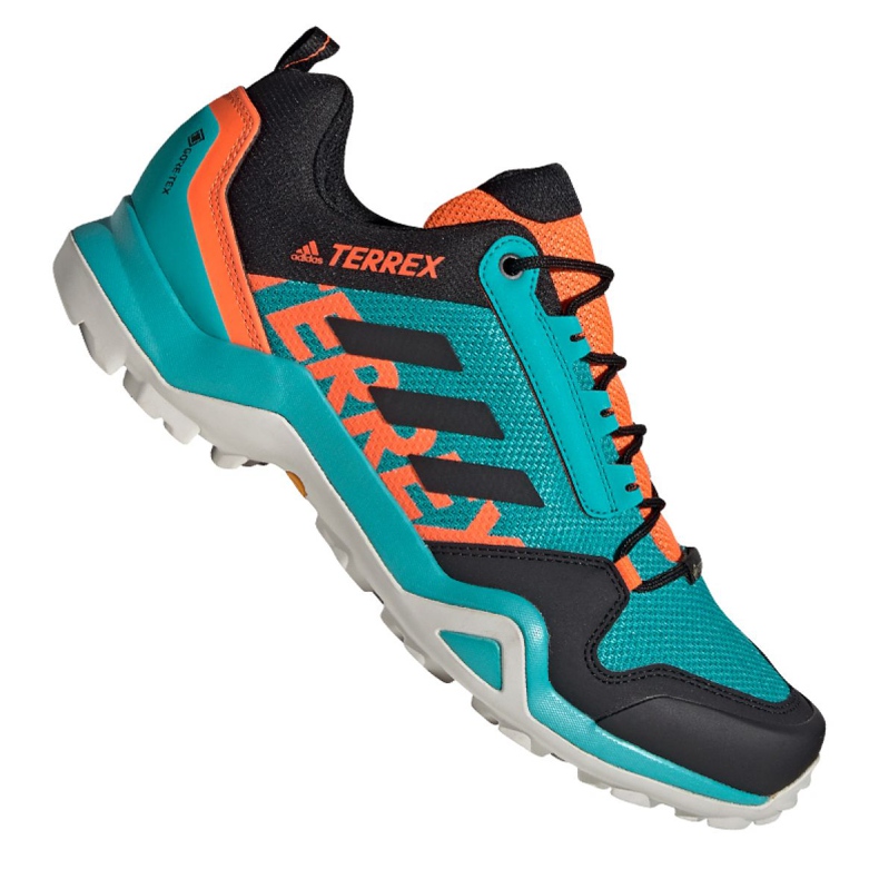 Adidas Terrex AX3 Gtx M FU7827 kengät monivärinen monivärinen vihreä