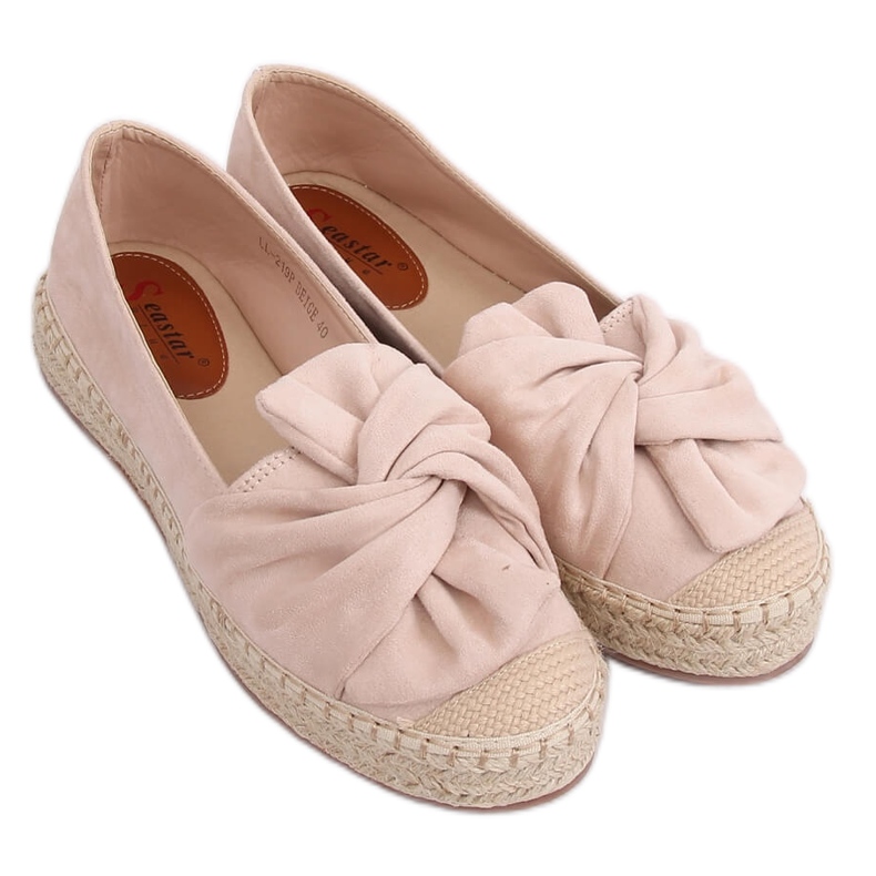 Beige beige espadrillit LL-219P Beige