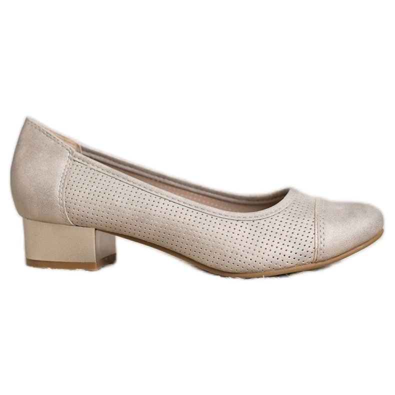 Goodin Avoimet pumput pylväässä ruskea keltainen