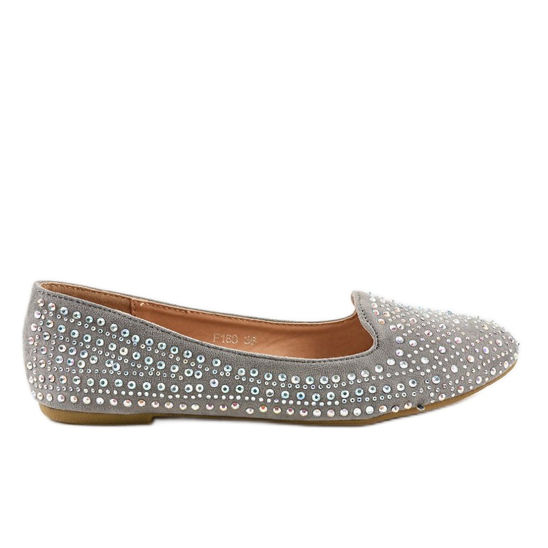 Harmaat ballerina -leivonnaiset, koristeltu F160: lla