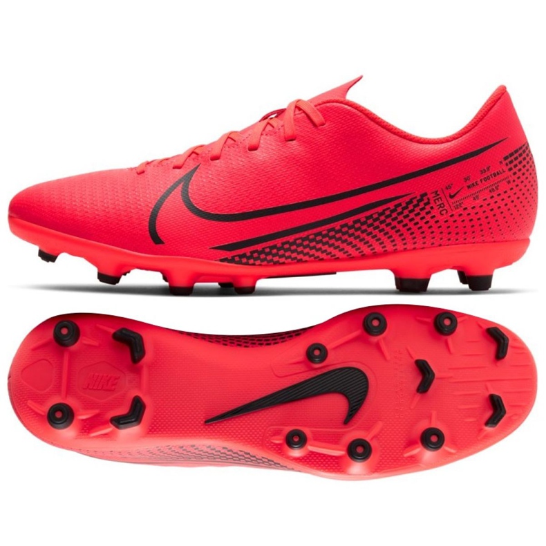 Nike Mercurial Vapor 13 Club Fg Mg M AT7968-606 jalkapallokengät monivärinen appelsiinit ja punaiset