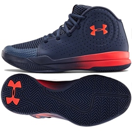 Under Armour Gs Jet 2019 Koripallokenkä Jr.3022121-405 monivärinen tummansininen