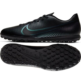 Nike Mercurial Vapor 13 Club Tf M AT7999-010 jalkapallokengät monivärinen musta