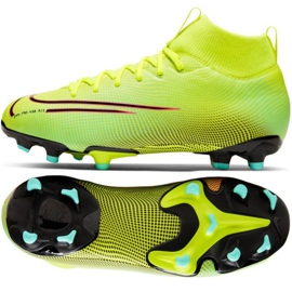 Nike Mercurial Superfly 7 Academy Mds FG / MG Jr BQ5409-703 jalkapallokengät keltainen keltainen