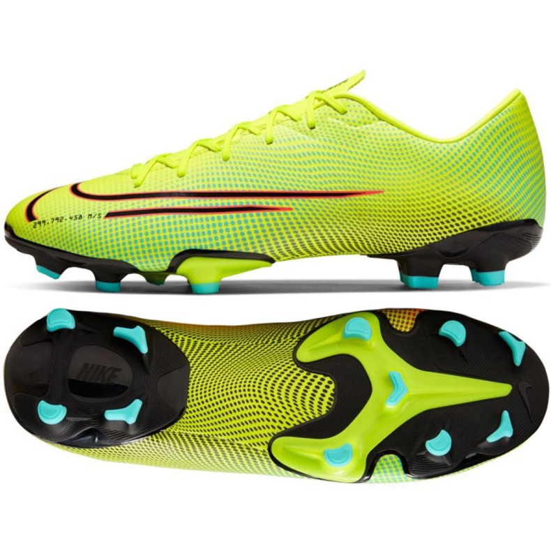 Nike Mercurial Vapor 13 Academy Mds FG / MG M CJ1292-703 jalkapallokengät keltainen keltainen
