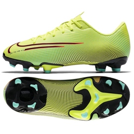 Nike Mercurial Vapor 13 Academy Mds FG / MG Jr CJ0980-703 jalkapallokengät keltainen keltainen