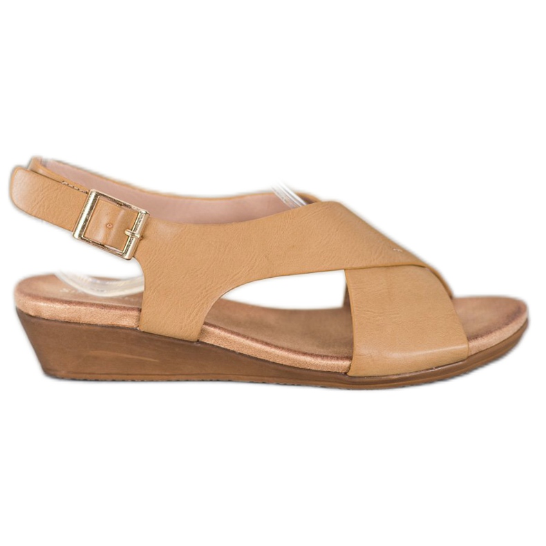 Small Swan Mukavat beige sandaalit