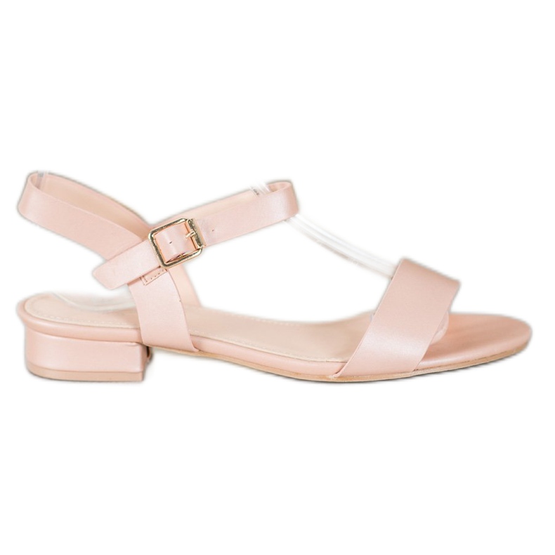 Small Swan Matalakorkoiset sandaalit vaaleanpunainen