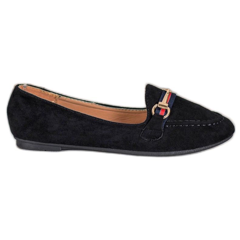 Fama Suede Lords Ornamentilla musta
