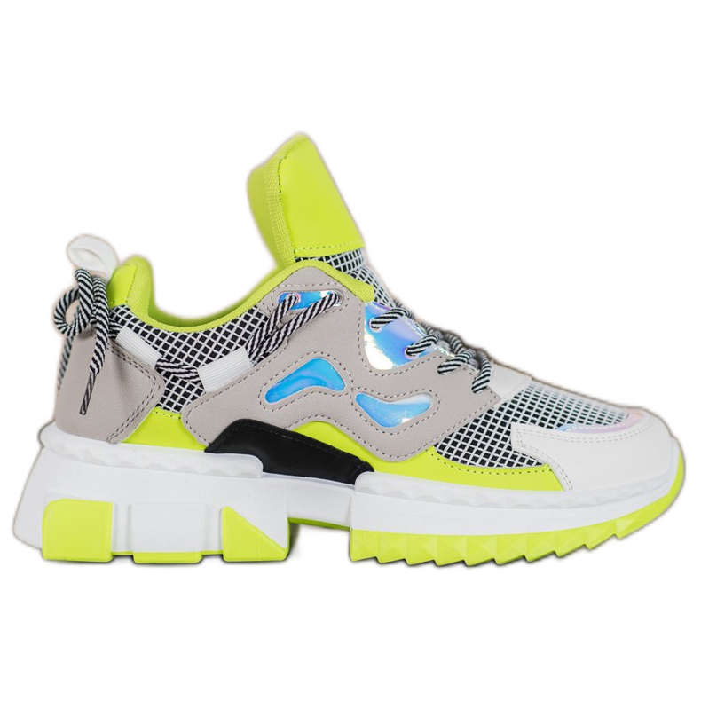 Seastar Tyylikkäät lenkkarit holoefektillä monivärinen keltainen