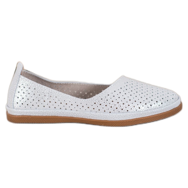 VINCEZA Brocade Slipons harmaa