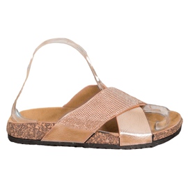 SHELOVET Klassiset kultaiset tossut kultainen