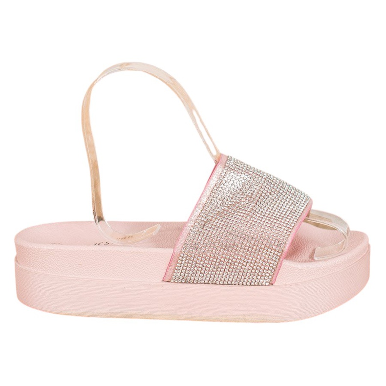 SHELOVET Tossut alustalla vaaleanpunainen