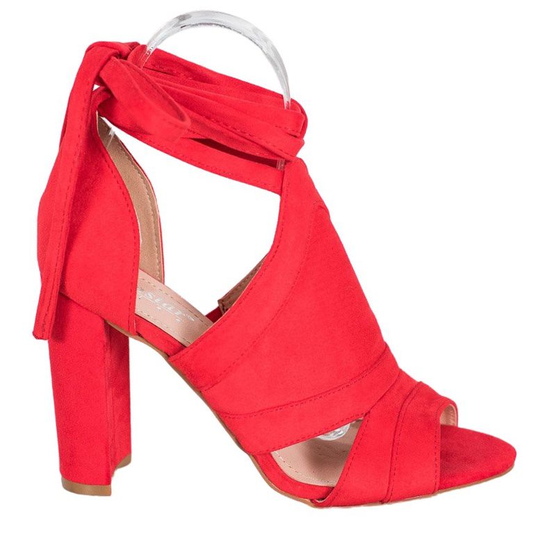 Seastar Sidotut sandaalit postissa punainen