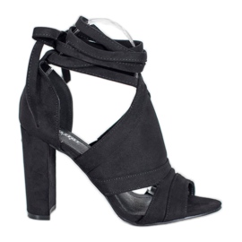 Seastar Sidotut sandaalit postissa musta