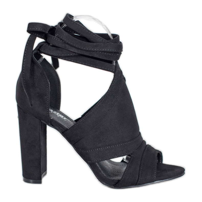 Seastar Sidotut sandaalit postissa musta