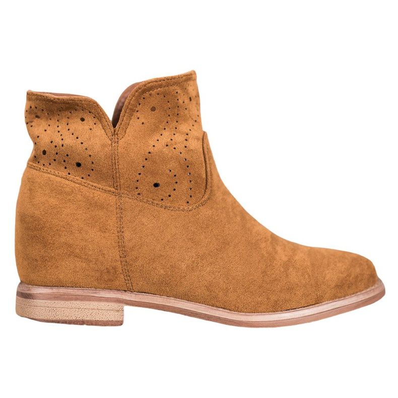 Seastar Saappaat avoimella kuviolla ruskea