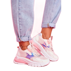 SEA Vaaleanpunaiset LA82 -urheilukengät vaaleanpunainen monivärinen