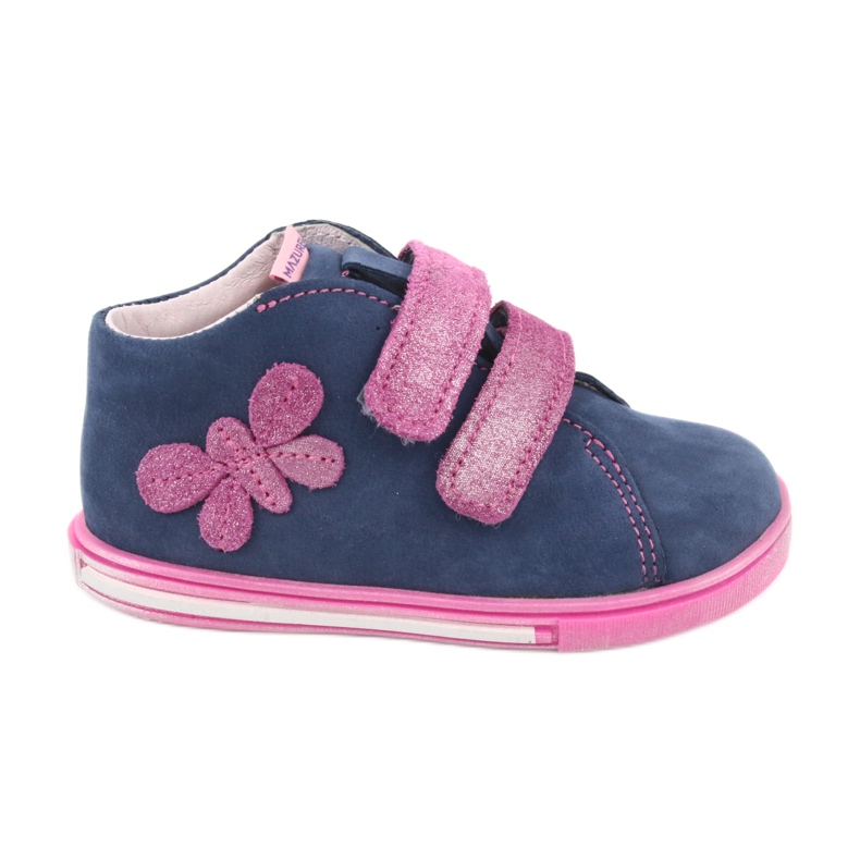 Mazurek 264 Motor -Navy/Pink Butterfly Boots sininen