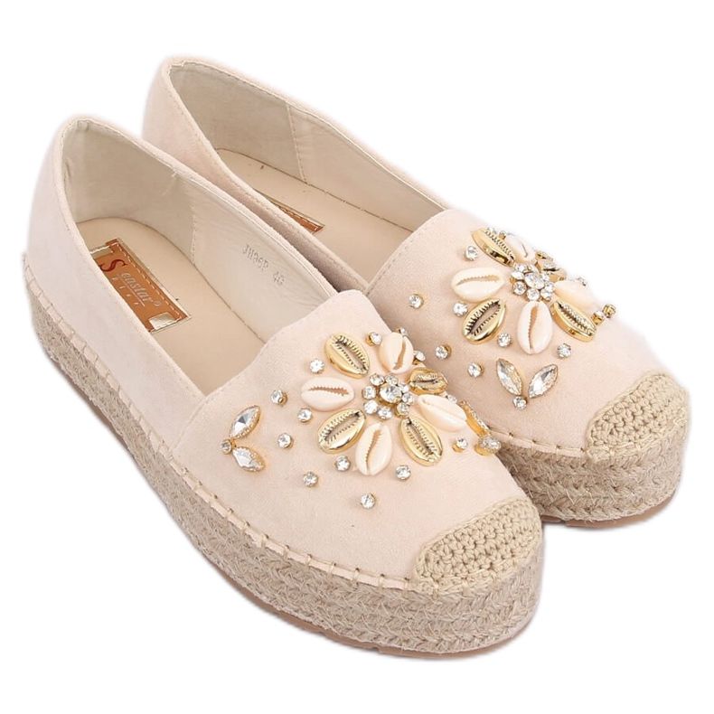Beige espadrillit naisille JH96P Beige