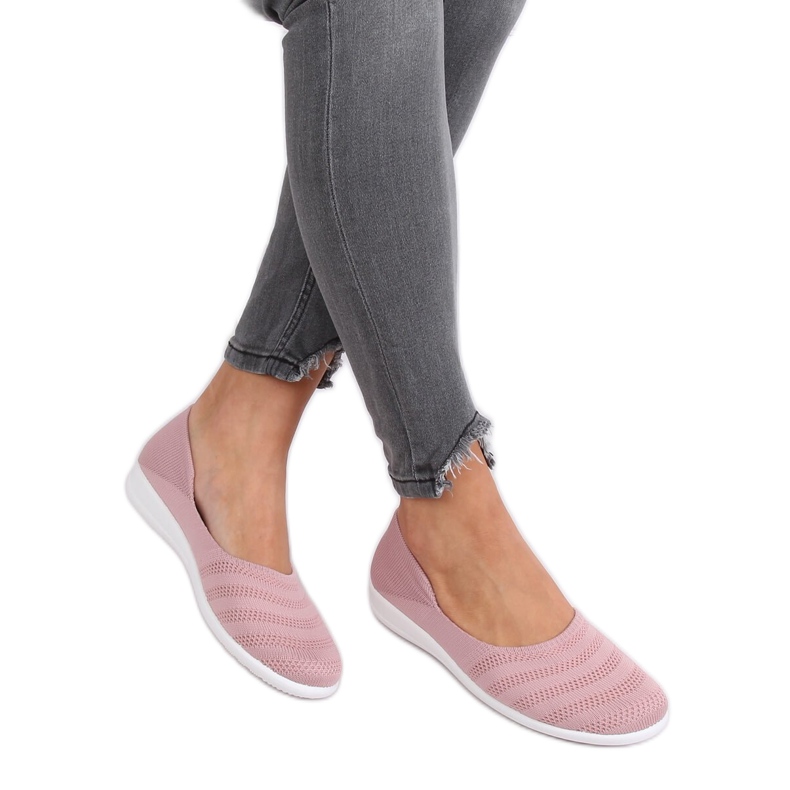 Vaaleanpunaiset verkkobalerinat IC03 Old Pink vaaleanpunainen