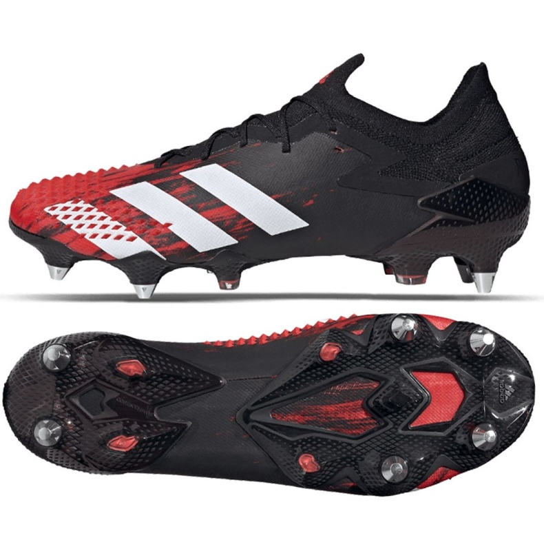 Adidas Predator Mutator 20 Sg M EF2207 jalkapallokengät monivärinen musta
