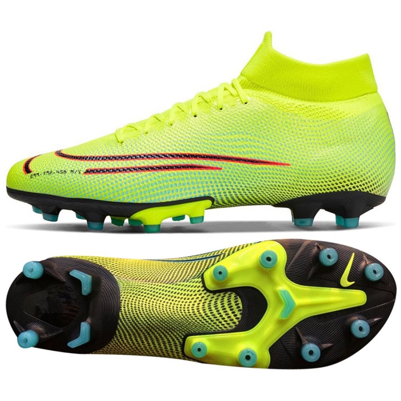 Nike Mercurial Superfly 7 Pro Mds Ag Pro M BQ5482-703 jalkapallokengät monivärinen keltainen