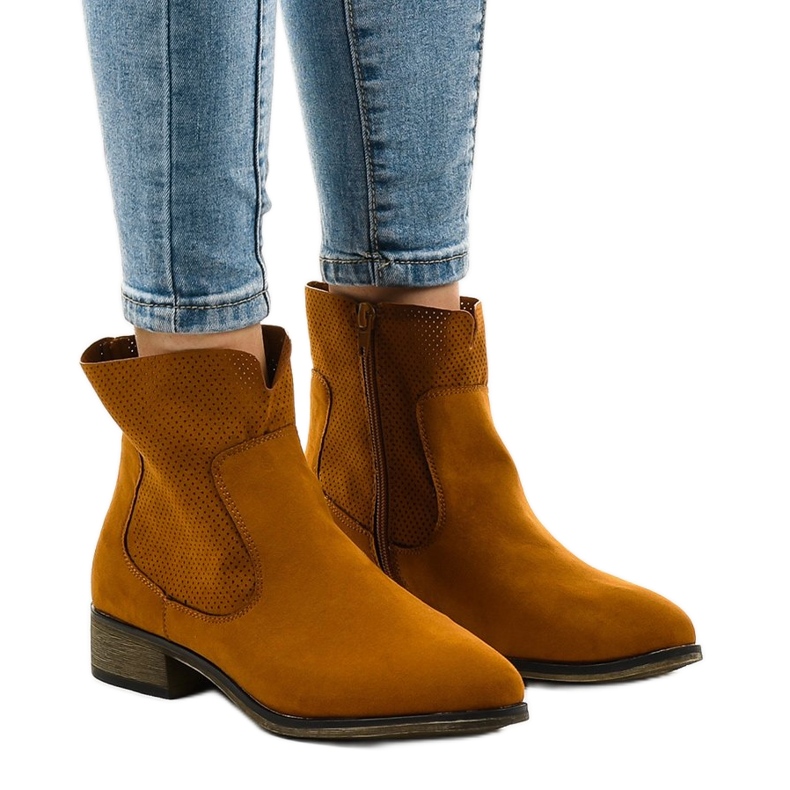 22M ruskeat cowboy -saappaat