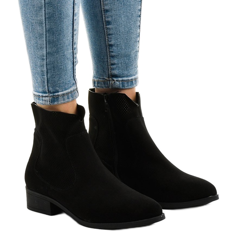 22M mustat cowboy -saappaat