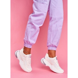 SEA Valkoiset naisten urheilukengät BL205 valkoinen monivärinen