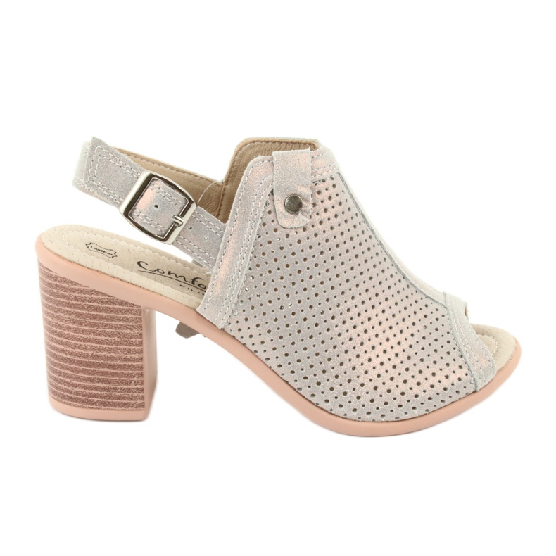 Avoimet sandaalit beige / kulta Filippo DS757 kultainen