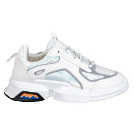 SHELOVET Urheilukengät alustalla valkoinen monivärinen