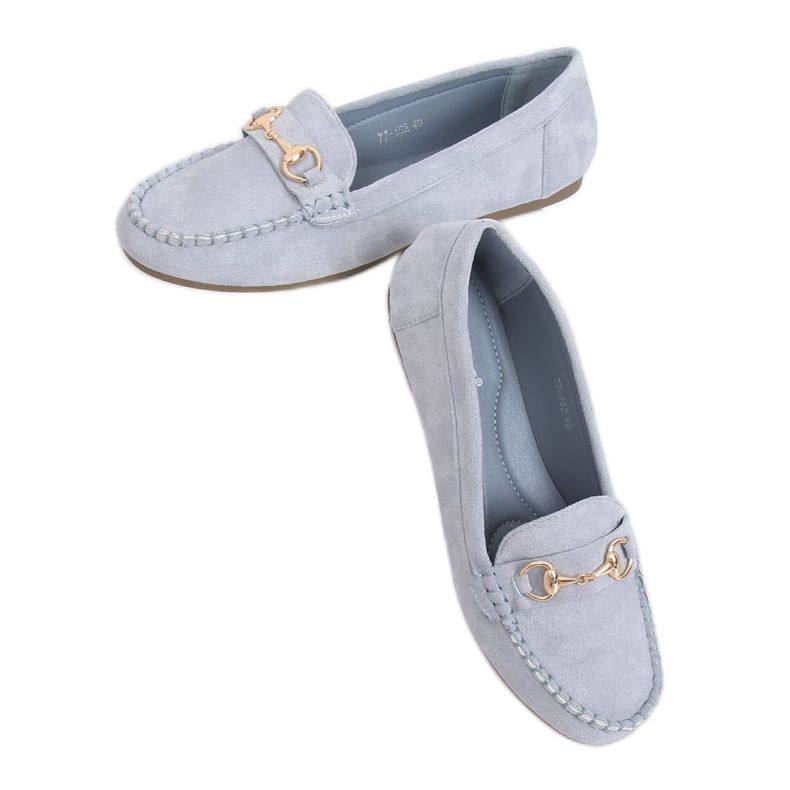 Sininen mokkanahka 77-192 Sininen