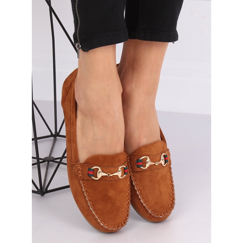 Naisten loafers kameli CH-1M16 Camel ruskea
