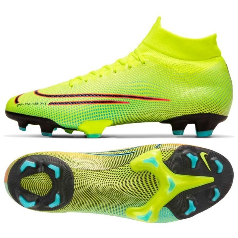 Nike Mercurial Superfly 7 Pro Mds Fg M BQ5483-703 jalkapallokengät keltainen keltainen