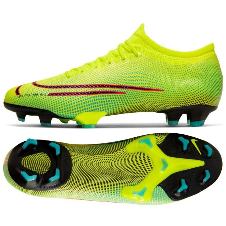 Nike Mercurial Vapor 13 Pro Mds Fg M CJ1296-703 jalkapallokengät keltainen keltainen
