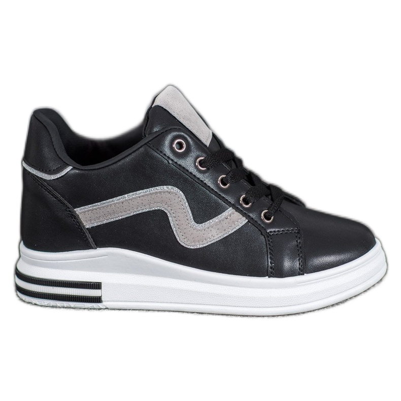 SHELOVET Urheilukengät, joissa piilotettu kiila musta