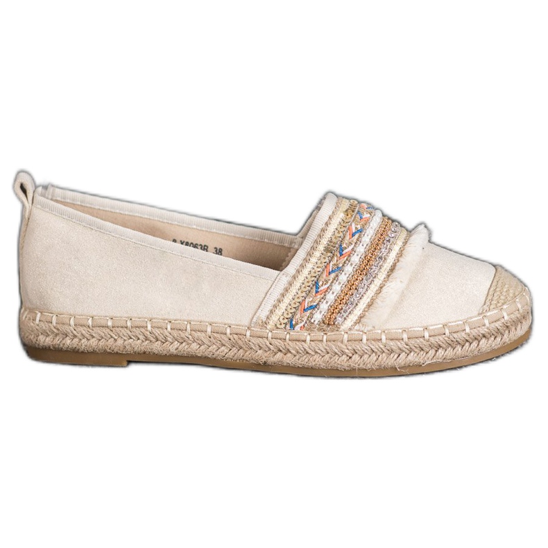 RTX WALK Mukavat espadrillit koristeilla beige