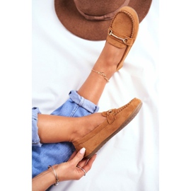 BUGO Ruskeat naisten mokkanahkakengät 99-01A