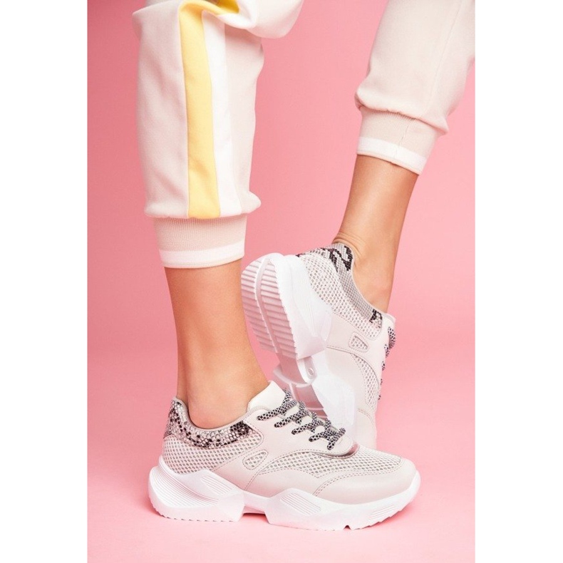 SEA Harmaat käärmeennaiset naisten urheilukengät BL192