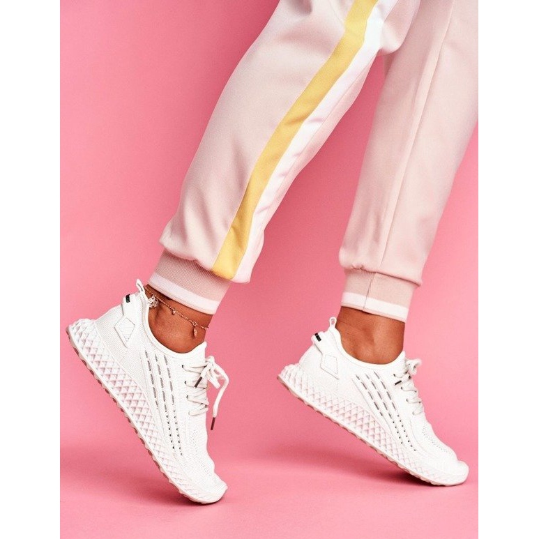 SEA Valkoiset naisten urheilukengät JH-10 Valkoinen