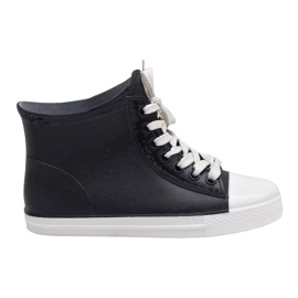 Musta galoshes pitsitossut SD527-1