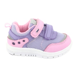 American Club ES23 kaksi velcro -urheilukenkiä violetti vaaleanpunainen