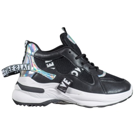 Weide Muodikkaat lenkkarit merkinnöillä musta