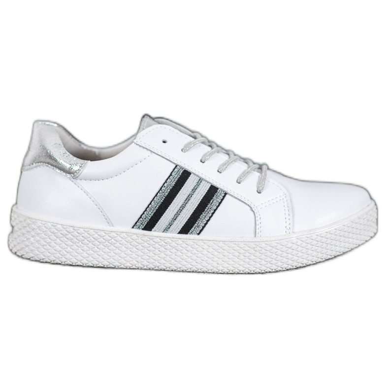 Filippo Nahkakengät alustalla valkoinen