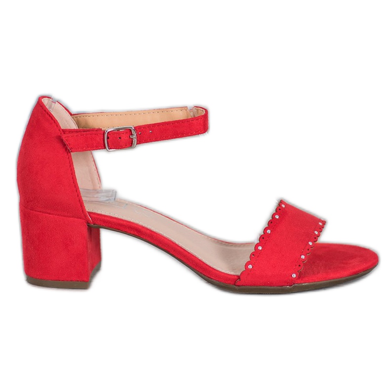 Filippo Mokkanahkaiset helmet punainen