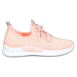 SHELOVET Mukavat tekstiilikengät oranssi