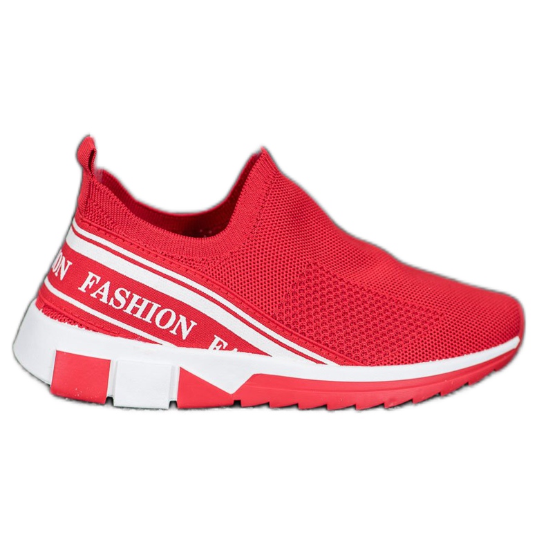 SHELOVET Avoin Slipony -muoti valkoinen punainen